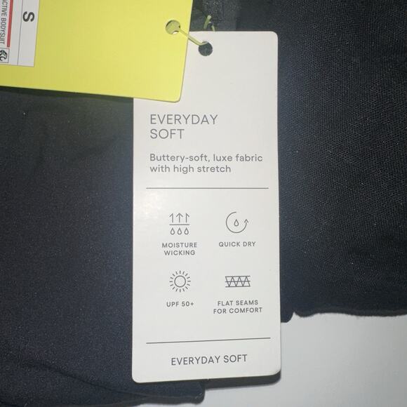 All In Motion Women’s Active Bodysuit Black Small Everyday Soft Stretch Jumpsuit - Picture 6 of 8